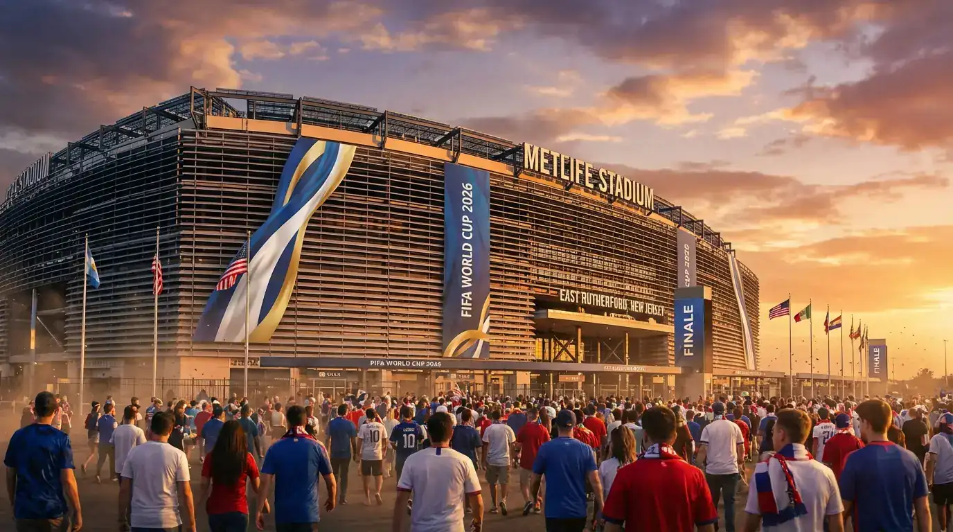 MetLife Stadium en Nueva Jersey, sede de la final del Mundial 2026